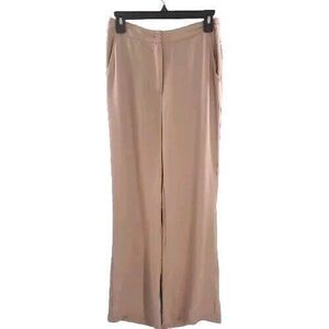 Womens Pants Small Lightweight Tan Bootcut  Pockets Sincerly Jules Rayon Blend